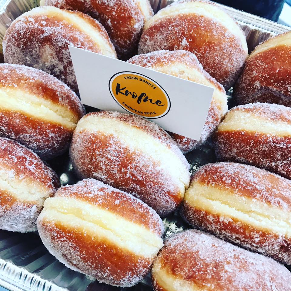 Krofne Donuts at the Capital Region Farmer's Market in Canberra