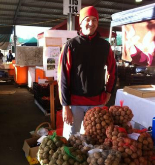 Capital Region Farmers Market Stallholder, Alpine Nuts with fresh walnuts