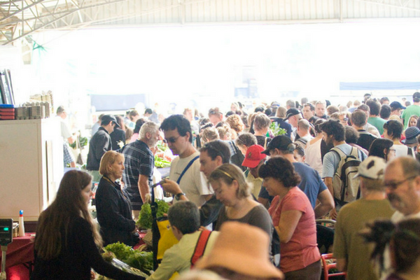 The Capital Region Farmers Market in Canberra